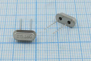 Кварцевый резонатор 15,36 МГц - 15360 HC49S3 20 30 30/-10~60C 49S[SDE] 1Г