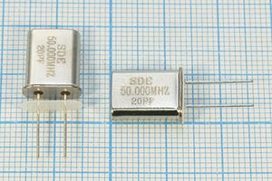 Кварцевый резонатор 50 МГц - 50000 HC49U 20 30 20/-20~70C 49U[SDE] 1Г +IS