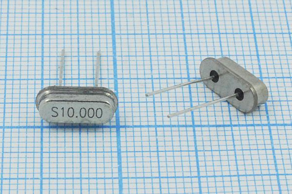 Кварцевый резонатор 10 МГц - 10000 HC49S3 20 20 20/-20~70C 1Г (S10,000)