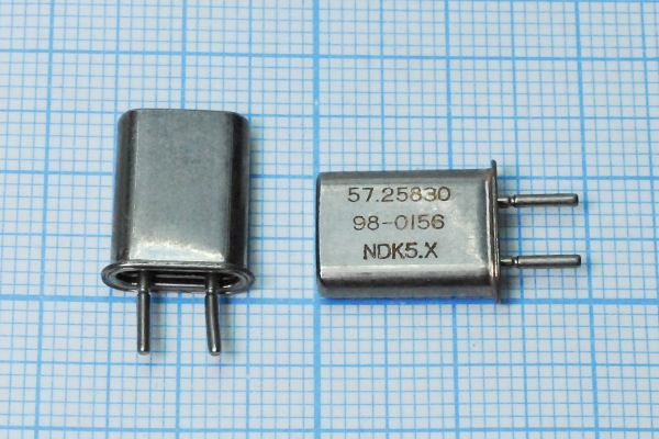 Кварцевый резонатор 57,2583 МГц - 57258,3 HC42U ХСР 3Г (NDK)