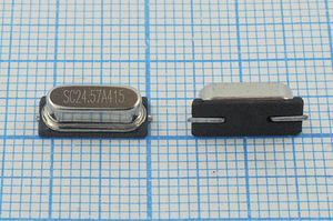 Кварцевый резонатор 24,576 МГц - 24576 SMD49S4 8 30 30/-20~70C SX-1 1Г