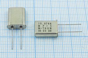 Кварцевый резонатор 15,9744 МГц - 15974,4 HC49U 18 MP-1 1Г (M-TRON) Кварцевый резонатор 15,9744 МГц - 15974,4 HC49U 18 MP-1 1Г (M-TRON)
