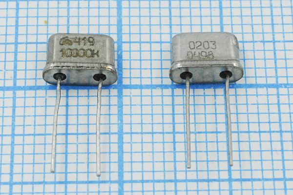 Кварцевый резонатор 10 МГц - 10000 UM4 10 20 РК419МР 1Г (419 10000К)