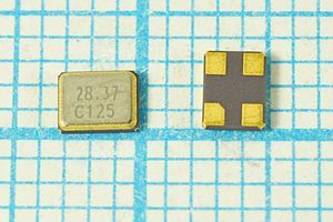 Кварцевый резонатор 28,375 МГц - 28375 SMD03225C4 18 30 50/-20~70C 403[CTS] 1Г