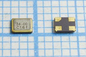 Кварцевый резонатор 24 МГц - 24000 SMD02520C4 10 20 20/-20~70C 425[CTS] 1Г