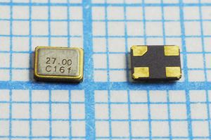 Кварцевый резонатор 27 МГц - 27000 SMD02520C4 10 20 20/-20~70C 425[CTS] 1Г