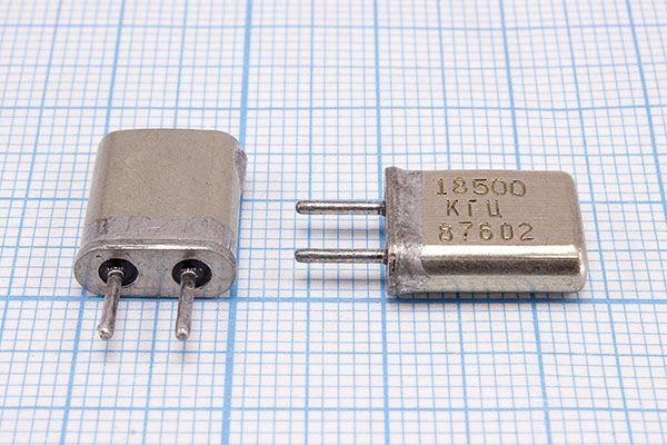 Кварцевый резонатор 18,5 МГц - 18500 HC25U 50 100/-30~60C РК353МА-9БХ 1Г