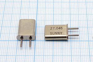 Кварцевый резонатор 27,045 МГц - 27045 HC50U 20 3Г (SUNNY 27.045)