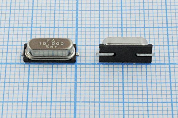 Кварцевый резонатор 10 МГц - 10000 SMD49S4 S 10 100/-55~125C SMH4,2 1Г(FA Ser
