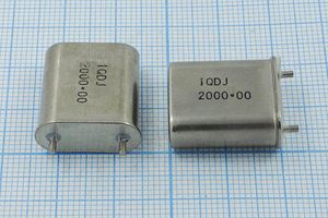 Кварцевый резонатор 2 МГц - 2000 HC48U S 20 1Г +IS (IQDJ) Кварцевый резонатор 2 МГц - 2000 HC48U S 20 1Г +IS (IQDJ)