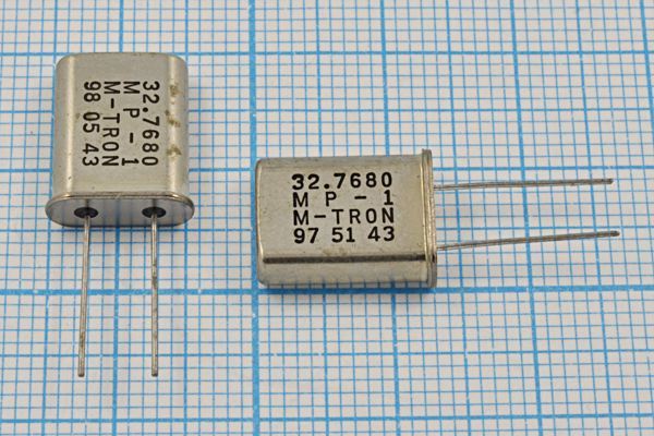 Кварцевый резонатор 32,768 МГц - 32768 HC49U 18 MP-1 3Г (M-TRON)