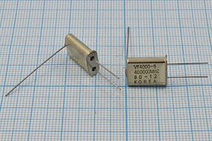 Кварцевый резонатор 40 МГц - 40000 HC49U+LW S HC49U 3Г (VF4000-5) Кварцевый резонатор 40 МГц - 40000 HC49U+LW S HC49U 3Г (VF4000-5)
