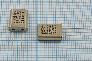Кварцевый резонатор 4,096 МГц - 4096 HC49U 28 MP-1 1Г (M-TRON) Кварцевый резонатор 4,096 МГц - 4096 HC49U 28 MP-1 1Г (M-TRON)