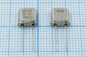 Кварцевый резонатор 10 МГц - 10000 UM5 10 20 РК419МН 1Г 100 Ом Кварцевый резонатор 10 МГц - 10000 UM5 10 20 РК419МН 1Г 100 Ом