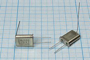 Кварцевый резонатор 24 МГц - 24000 HC49U+LW S SA[SUNNY] 1Г (SUNNY)