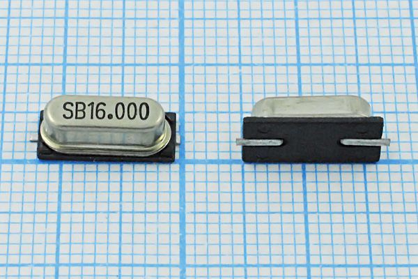 Кварцевый резонатор 16 МГц - 16000 SMD49S4 30 SX-1 1Г (SB16.000)