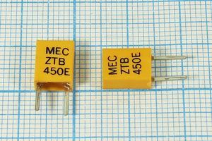 Кварцевый резонатор 0,45 МГц - 450 C07x4x09P2 3000 ZTB450E 2P-2 (ZTB450E)