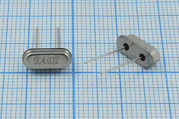 Кварцевый резонатор 4,032 МГц - 4032 HC49S3 30 50 50/-10~60C ATS-49U 1Г(SC4.032