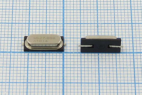 Кварцевый резонатор 27 МГц - 27000 SMD49S3 20 30 50/-20~70C SX-3 1Г (SC)