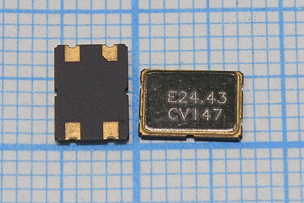 Кварцевый резонатор 24,4344 МГц - 24434,4 SMD07050C4 S 10 15/-20~70C EA5070 1Г