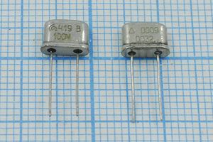Кварцевый резонатор 100 МГц - 100000 UM4 S 30 30/0~50C РК419МР-8МС 5Г