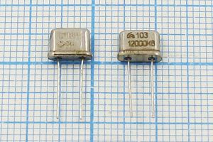 Кварцевый резонатор 12 МГц - 12000 UM4 S 50 МР 1Г