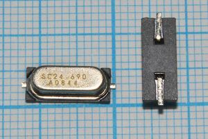 Кварцевый резонатор 24,69 МГц - 24690 SMD49S4 15 20 30/-20~70C SX-1 1Г Кварцевый резонатор 24,69 МГц - 24690 SMD49S4 15 20 30/-20~70C SX-1 1Г