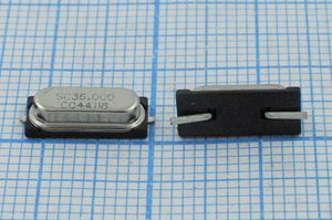 Кварцевый резонатор 36 МГц - 36000 SMD49S3 18 30 30/-20~70C SX-3 3Г (SY36.00