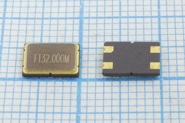 Кварцевый резонатор 32 МГц - 32000 SMD07050C4 16 10 /-40~85C SM7S 1Г (FT32.0