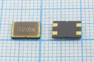 Кварцевый резонатор 32 МГц - 32000 SMD07050C4 16 10 /-40~85C SM7S 1Г (FT32.0 Кварцевый резонатор 32 МГц - 32000 SMD07050C4 16 10 /-40~85C SM7S 1Г (FT32.0