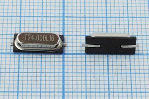Кварцевый резонатор 24 МГц - 24000 SMD49S3 16 20 /-20~70C SMH3,0 1Г (T L16) Кварцевый резонатор 24 МГц - 24000 SMD49S3 16 20 /-20~70C SMH3,0 1Г (T L16)