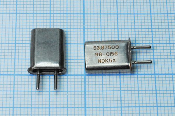 Кварцевый резонатор 53,875 МГц - 53875 HC42U 32 ХСР 3Г (NDK)