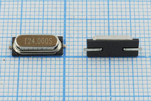 Кварцевый резонатор 24 МГц - 24000 SMD49S3 S 20 /-20~70C SMH3,0 1Г