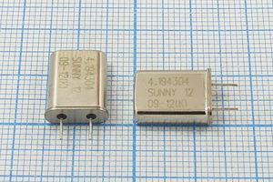 Кварцевый резонатор 4,194304 МГц - 4194,304 HC49U 12 50 50/-20~70C SA[SUNNY] 5мм