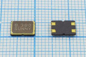 Кварцевый резонатор 8,38 МГц - 8380 SMD07050C4 22 20 25/-20~70C SX-7[SM] 1Г