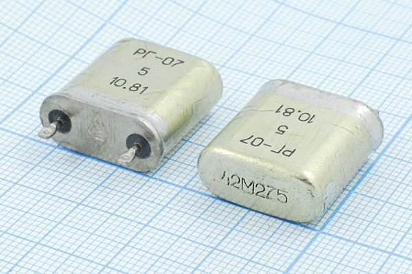 Кварцевый резонатор 2,436 МГц - 2436 БВ РГ07 1Г (42М275)