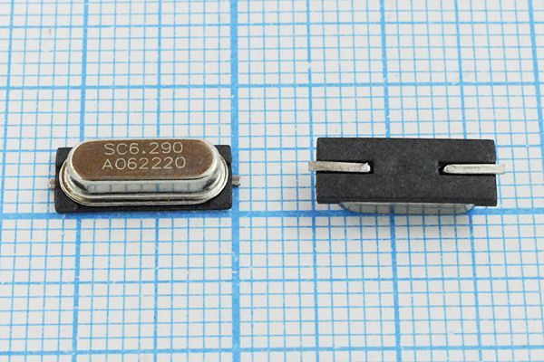 Кварцевый резонатор 6,29 МГц - 6290 SMD49S3 20 15 25/-40~85C SX-3 1Г (SC)