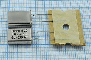 Кварцевый резонатор 18,432 МГц - 18432 HC49U-LWF 20 30 40/-20~70C SA[SUNNY] 1Г