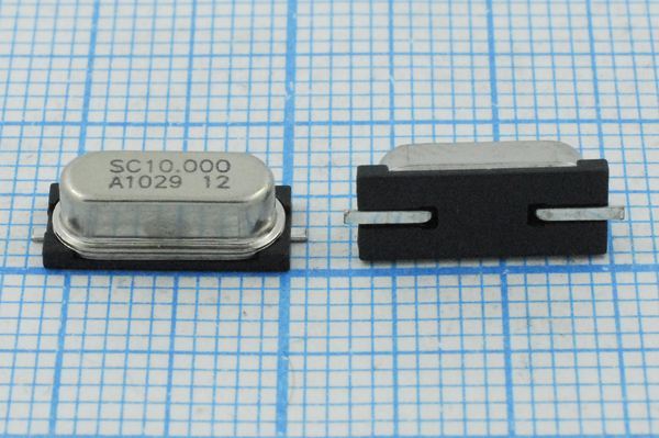 Кварцевый резонатор 10 МГц - 10000 SMD49S4 12 50 /-20~70C SX-1 1Г (SC10.000A