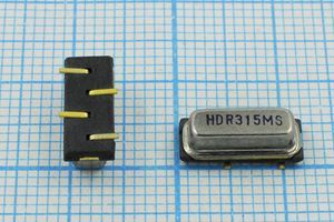 Кварцевый резонатор 315 МГц - 315000 F11-SMD 240 HDR315MSF11A (HDR315MS)