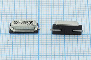 Кварцевый резонатор 29,4912 МГц - 29491,2 SMD49S4 20 SX-1 1Г (S29.4950S)