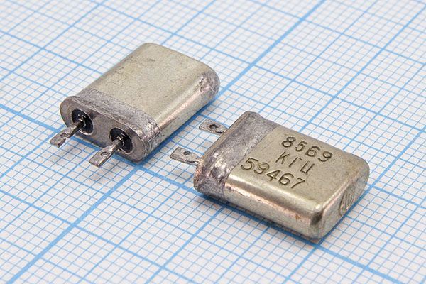 Кварцевый резонатор 8,569 МГц - 8569 МВ РК169МВ 1Г