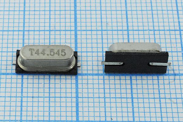 Кварцевый резонатор 44,545 МГц - 44545 SMD49S4 16 10 /-40~85C SMH4,2 3Г(T44.545)