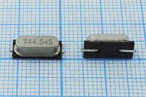 Кварцевый резонатор 44,545 МГц - 44545 SMD49S4 16 10 /-40~85C SMH4,2 3Г(T44.545) Кварцевый резонатор 44,545 МГц - 44545 SMD49S4 16 10 /-40~85C SMH4,2 3Г(T44.545)