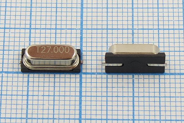 Кварцевый резонатор 27 МГц - 27000 SMD49S4 20 30 30/-10~60C SMH4,2 1Г FT (T)