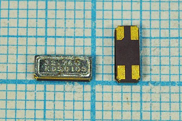 Кварцевый резонатор 0,032768 МГц - 32,768 SMD06025C4 12,5 20 /-40~85C DST621 1Г