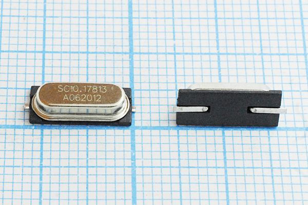Кварцевый резонатор 10,17813 МГц - 10178,13 SMD49S3 12 10 20/-30~85C SX-3 1Г (SC)