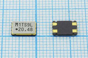 Кварцевый резонатор 20,48 МГц - 20480 SMD07050C4 20 20 /-40~85C MQ[MEC] 1Г
