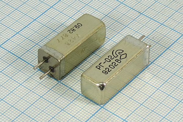 Кварцевый резонатор 0,423 МГц - 423 УД РГ02УД 1Г 11x11x28