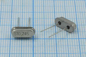 Кварцевый резонатор 10,245 МГц - 10245 HC49S3 20 50 30/-10~60C 49S[SDE] 1Г